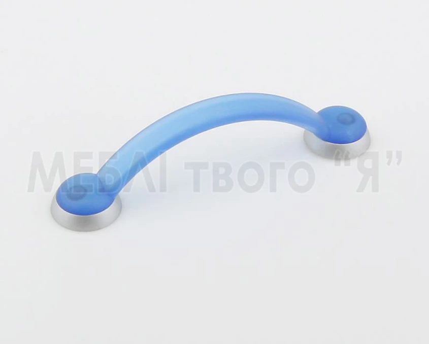 Мебельная ручка Poliplast РП-18 Синий прозрачный