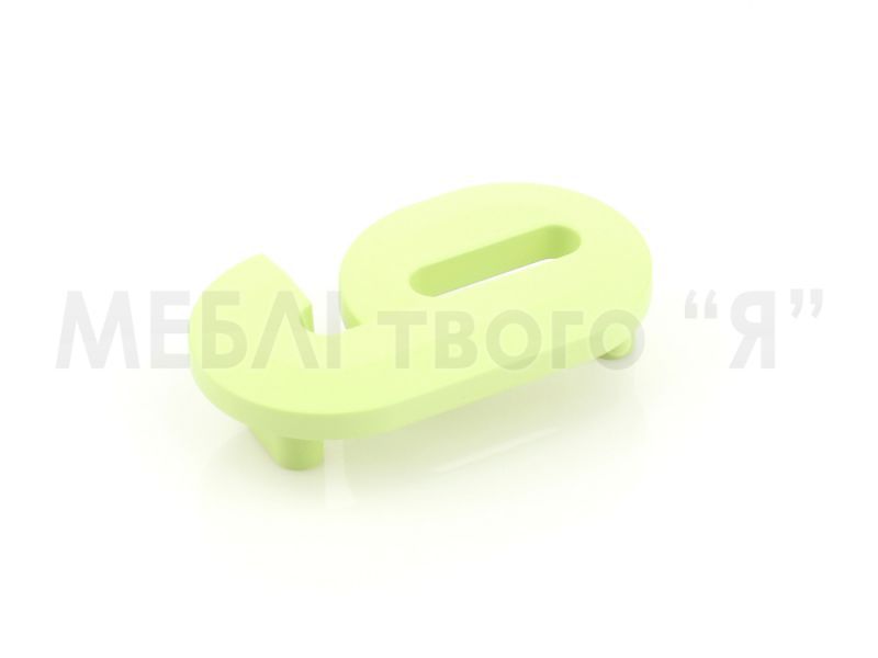 Мебельная ручка Poliplast РП-9 Зеленый светлый матовый