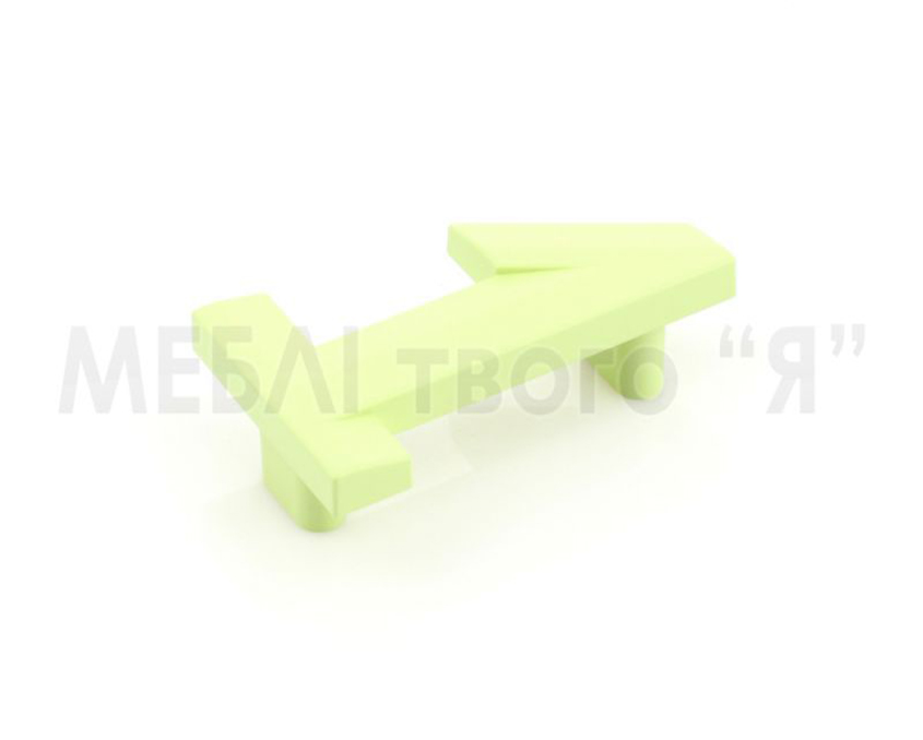Мебельная ручка Poliplast РП-1 Зеленый светлый матовый