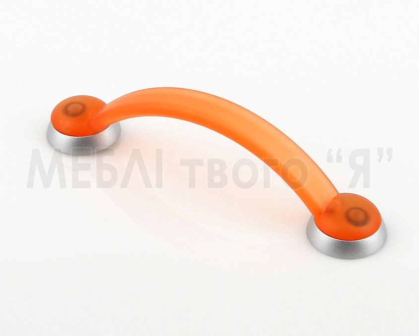 Мебельная ручка Poliplast РП-18 Оранжевый прозрачный