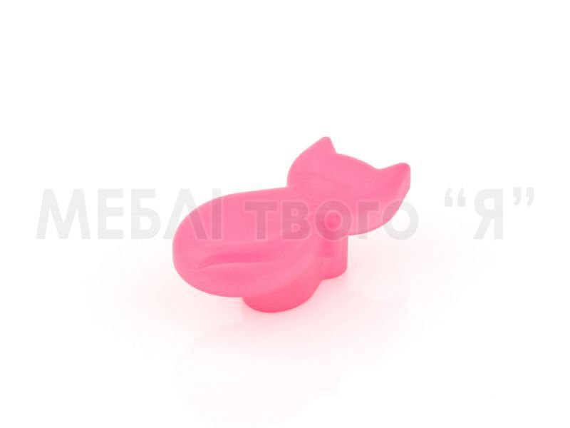 Мебельная ручка Poliplast РП-10 Розовый прозрачный