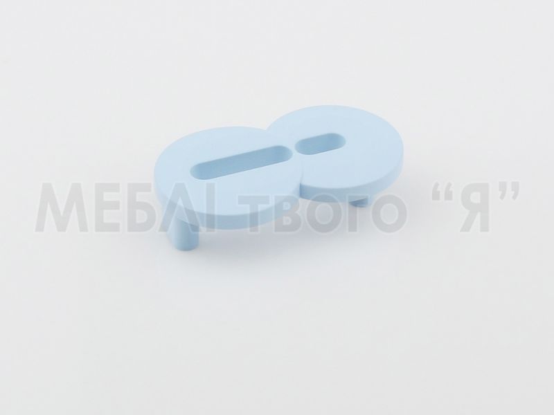 Мебельная ручка Poliplast РП-8 Голубой матовый