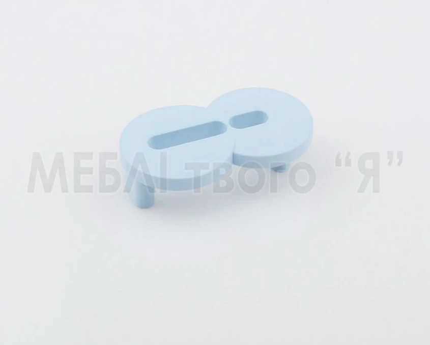 Меблева ручка Poliplast РП-8 Блакитний матовий