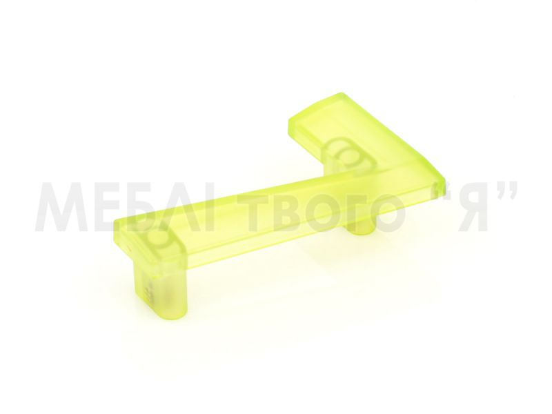Мебельная ручка Poliplast РП-7 Зеленый прозрачный