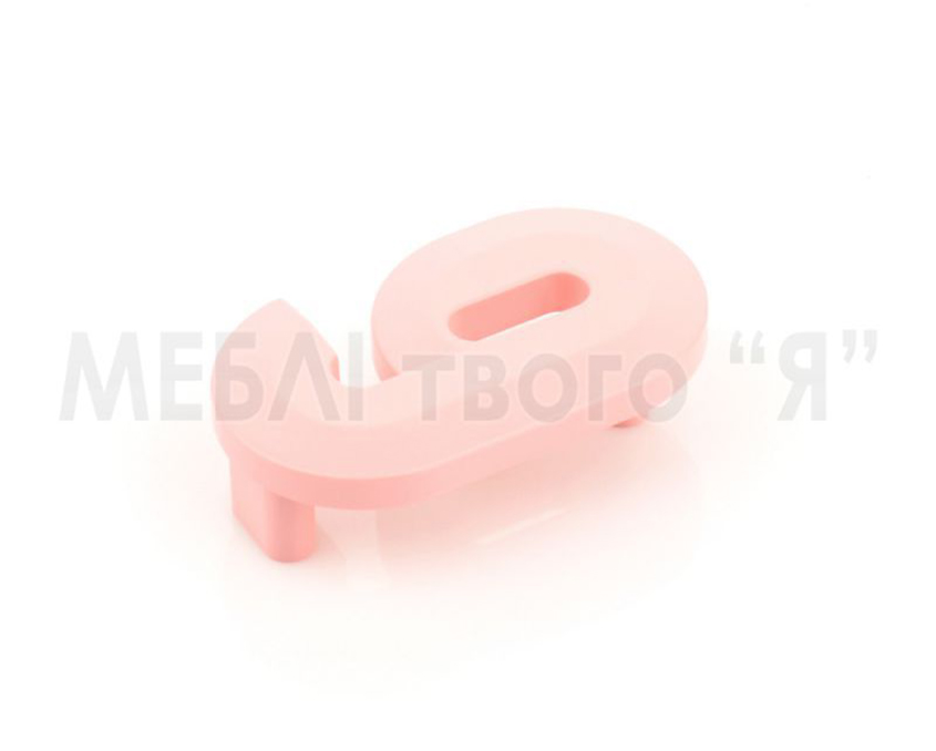 Мебельная ручка Poliplast РП-9 Розовый глянец