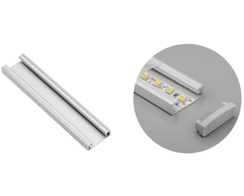 Профиль для LED ленты накладной GTV PA-GLAXNK3M-AL 3000мм Алюминий