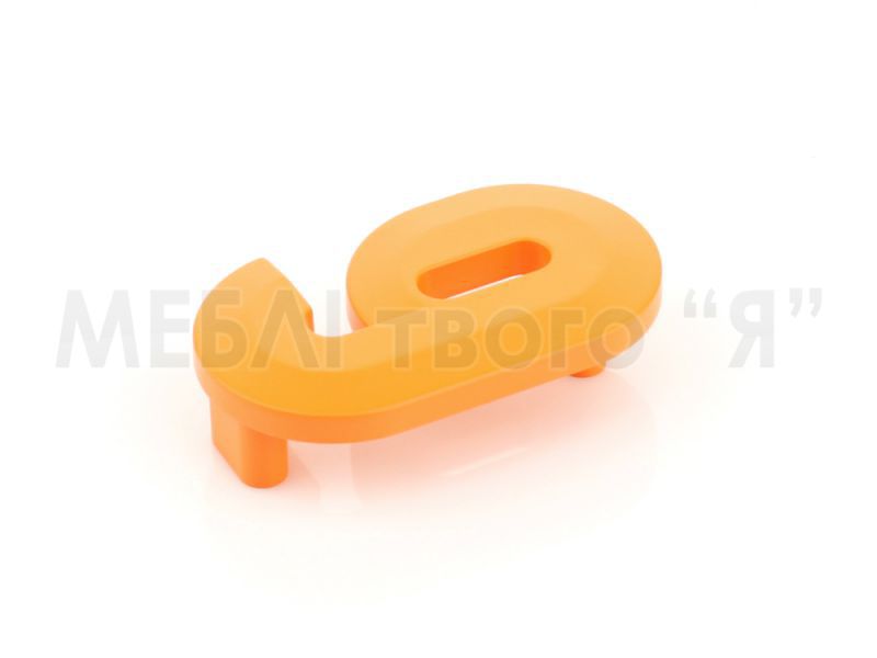 Мебельная ручка Poliplast РП-9 Оранжевый глянец