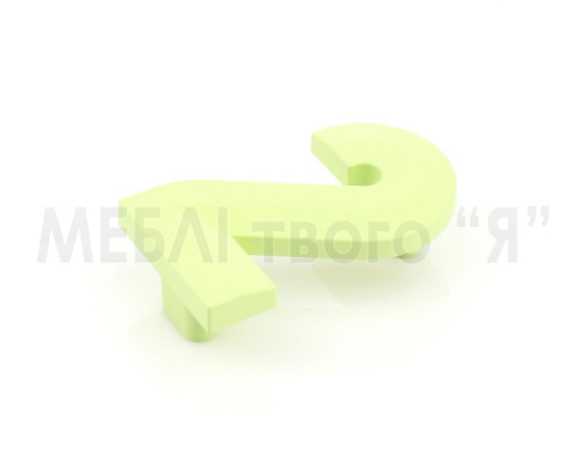 Мебельная ручка Poliplast РП-2 Зеленый светлый матовый
