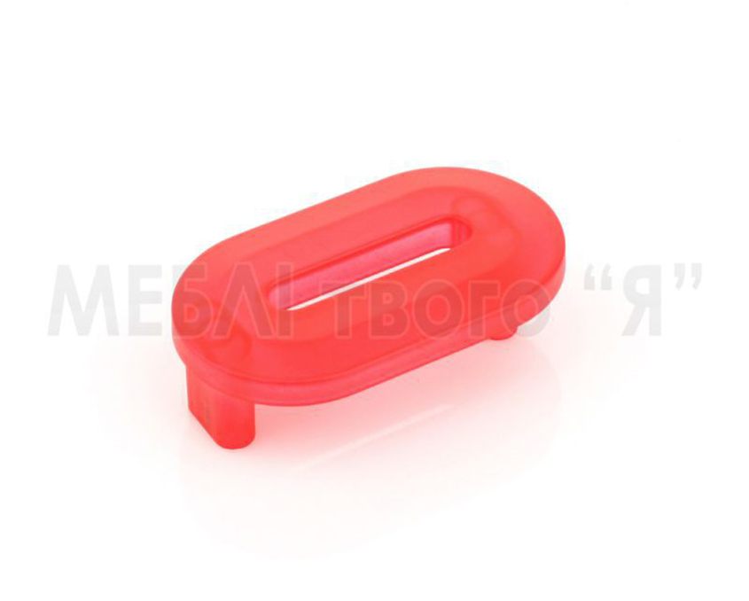 Мебельная ручка Poliplast РП-0 Красный прозрачный