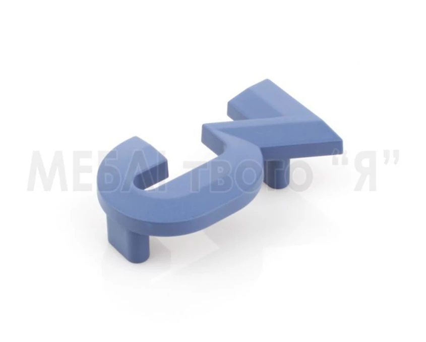 Меблева ручка Poliplast РП-3 Синій матовий