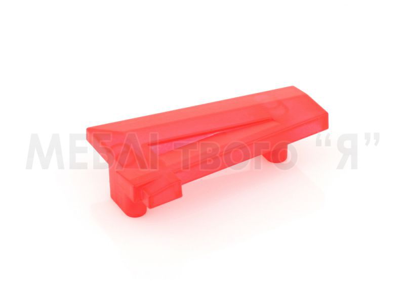 Мебельная ручка Poliplast РП-4 Красный прозрачный