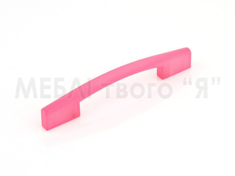 Меблева ручка Poliplast РП-19/64 Рожевий прозорий