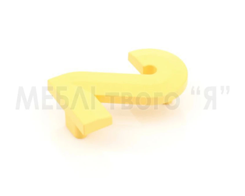 Меблева ручка Poliplast РП-2 Жовтий матовий