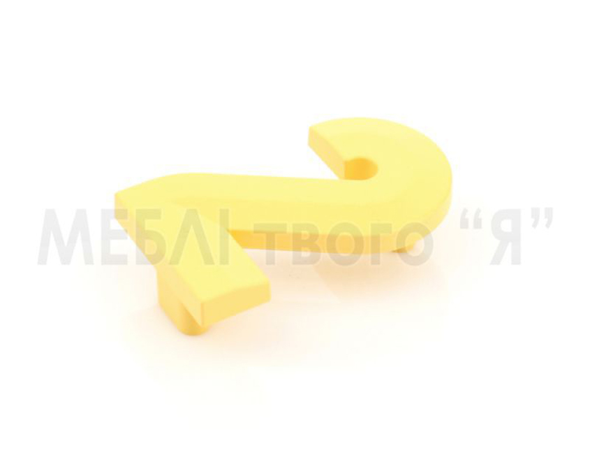 Мебельная ручка Poliplast РП-2 Желтый матовый