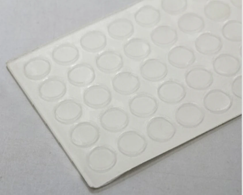 Демпфер самоклеющаяся цилиндр Italiana Ferramenta 10х1мм 50шт Прозрачный