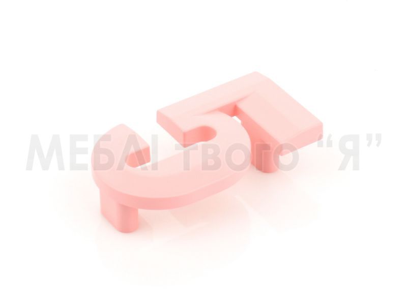 Мебельная ручка Poliplast РП-5 Розовый глянец