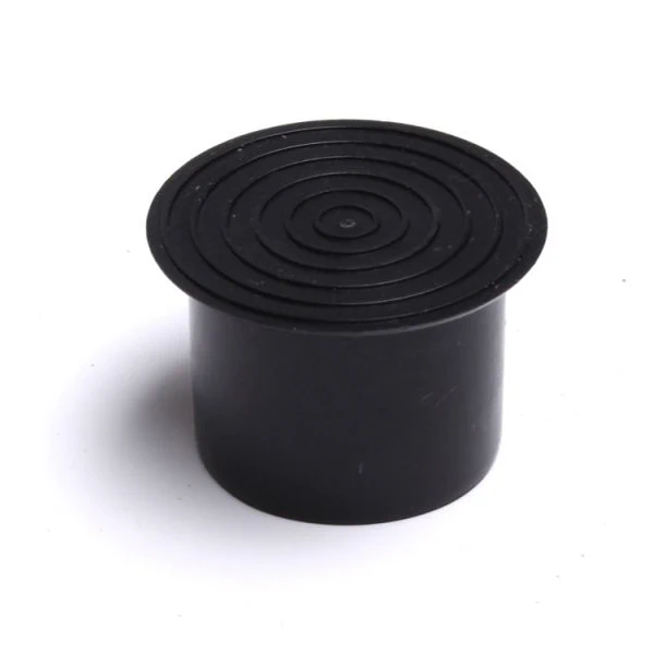 Заглушка для труби пластикова DC D-25мм R-15 Чорний