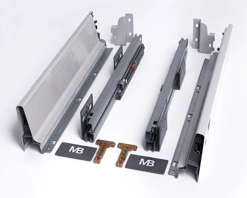 Напрямні GTV MODERN BOX PB-D-KPL500А L-500мм низький Н-84мм Сірий