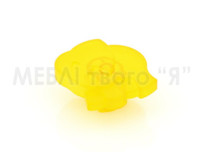 Мебельная ручка Poliplast РП-17 Желтый прозрачный