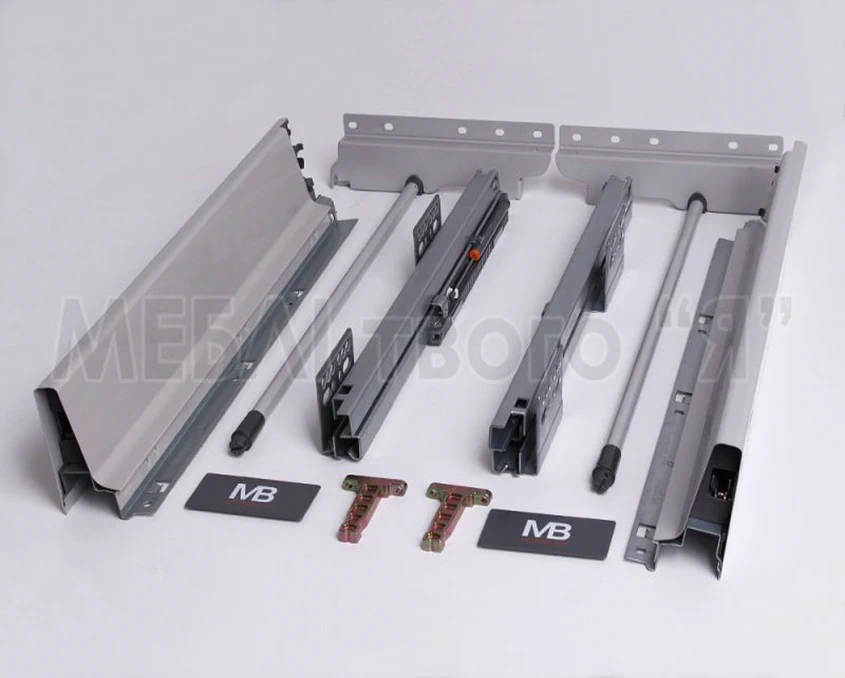Напрямні GTV MODERN BOX PB-D-KPL350C L-350мм високий Н-199мм Сірий