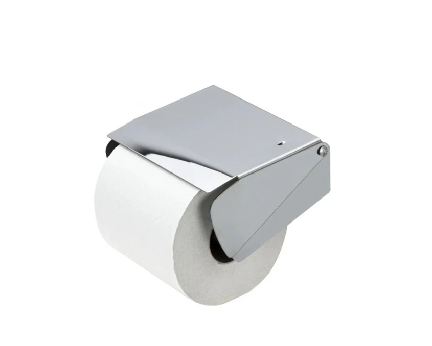 Держатель туалетной бумаги с крышкой BD SOLID 620007 Хром