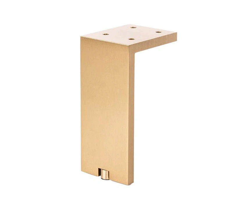 Ножка мебельная Beslag FONDA 6005 961073 Н-200мм Матовая латунь