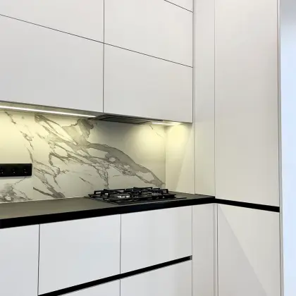 Панель AGT 18 мм. Supramat 3012 - Snow White (мат)двостороння - 2