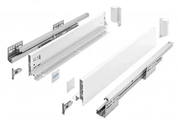 Направляющие GTV AXIS PRO PB-AXISPRO-KPL350B1 L-350мм средний H-116 Белый