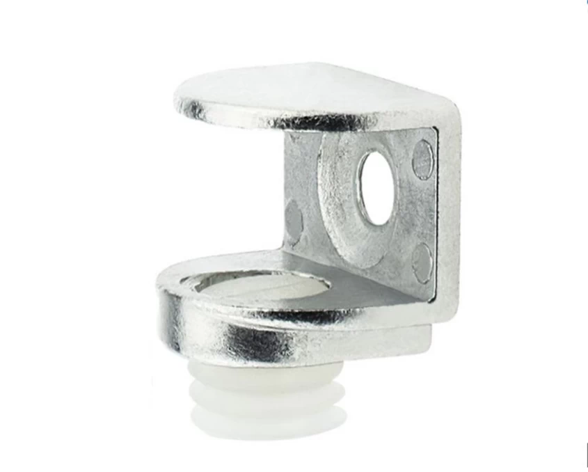 Держатель для стекла и зеркал DC PLK-ST-SM Хром с черной вставкой