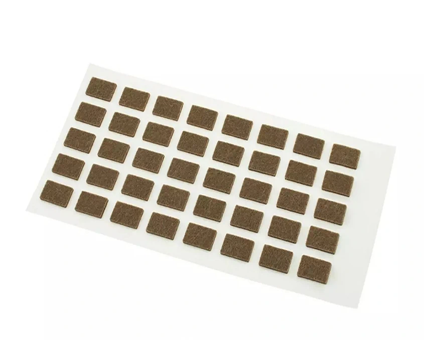 Самоклейка повстяна для ніжок прямокутна DC 20х14мм (40 шт)