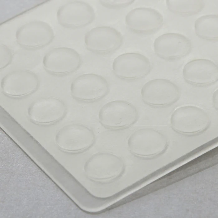 Демпфер самоклеющаяся полусфера Italiana Ferramenta 10х1,5мм 50шт Прозрачный