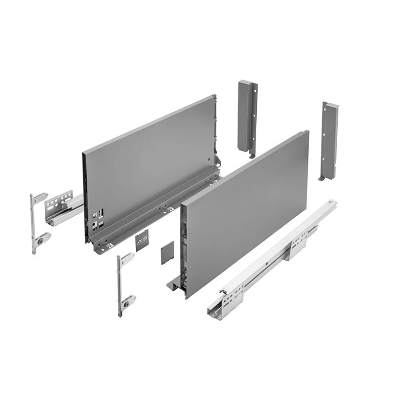 Направляющие GTV AXIS PRO PB-AXISPRO-KPL450C L-450мм высокий Н-167мм Графит