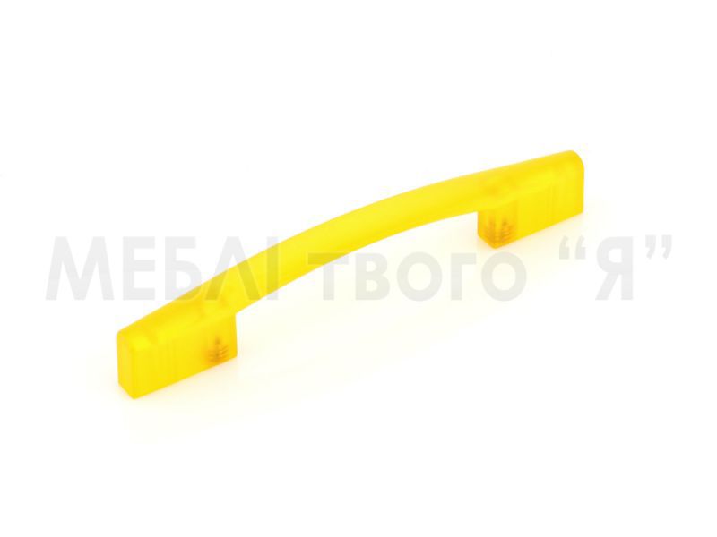Меблева ручка Poliplast РП-19/192 Жовтий прозорий