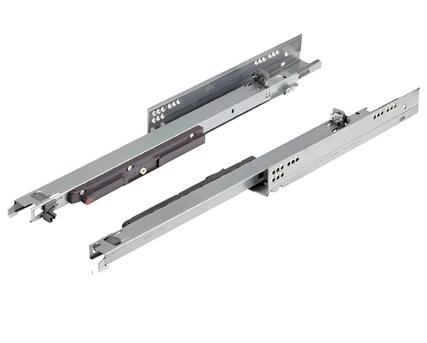 Направляющие Blum MOVENTO 766H5000S L-500мм полного выдвижения с доводчиком 60 кг - 2