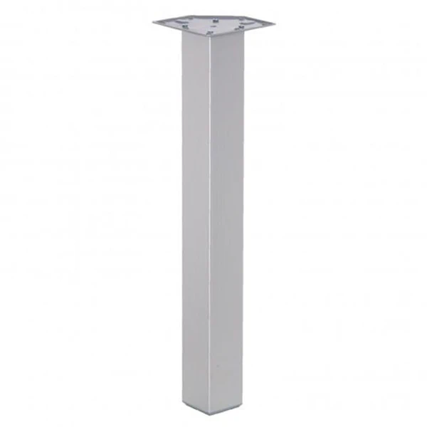 Опора для стола Mesan 104-50-01-601 квадратная рифленая Н-710мм Алюминий