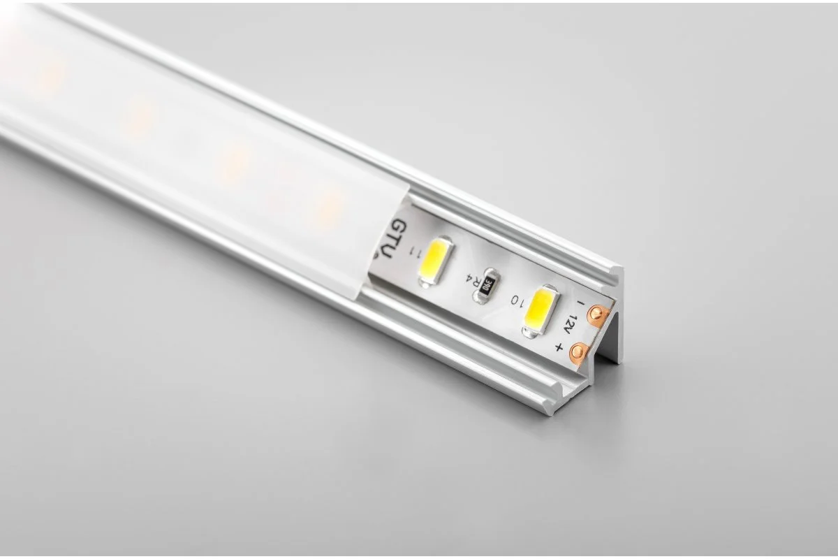Вставка в профиль для LED ленты GTV PA-OSMLGLAX-00 2000мм Молочная - 2