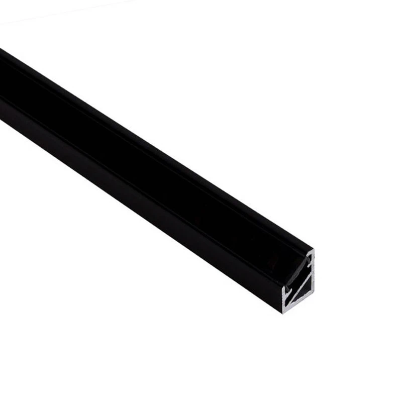Профиль для LED ленты угловой Design Light TRI-LINE MINI 2000мм Черный/Прозрачный