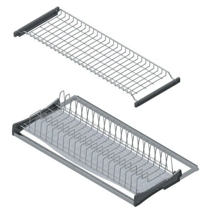 Сушка с регулируемой рамкой и пластиковым поддоном Starax 600 мм.