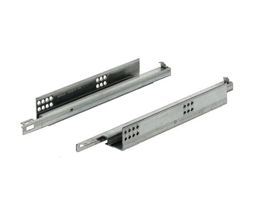 Напрямні Blum TANDEM L-550мм часткового висувавання з доводчиком  30кг 17-19мм 550F5500B Цинк