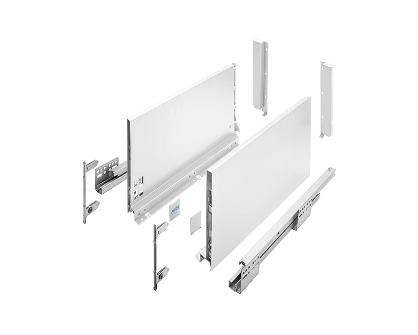 Направляющие GTV AXIS PRO PB-AXISPRO-KPL350D1 L-350мм очень высокий H-199 Белый