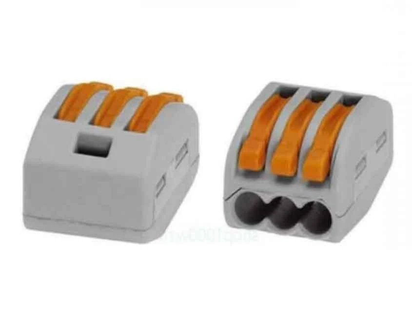 Коннектор на 3 контакта EH-CONN-0100 400В 32А аналог VAGO