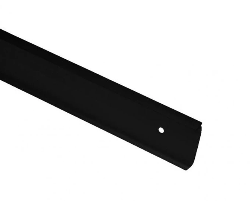 Профіль-заглушка для стільниць пряма КМ 38мм R3 Чорний