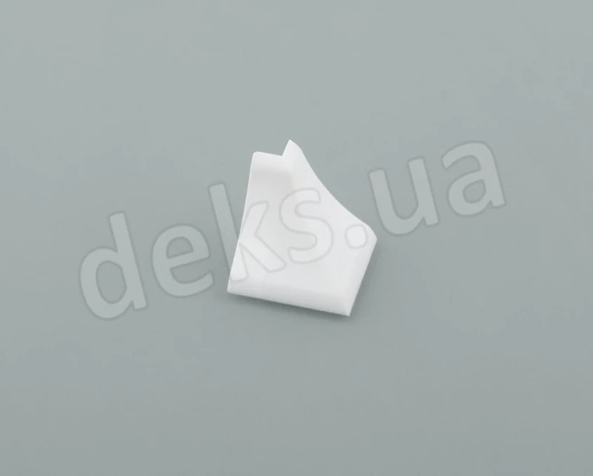 Для плінтуса DC Кут зовнішній Білий 50