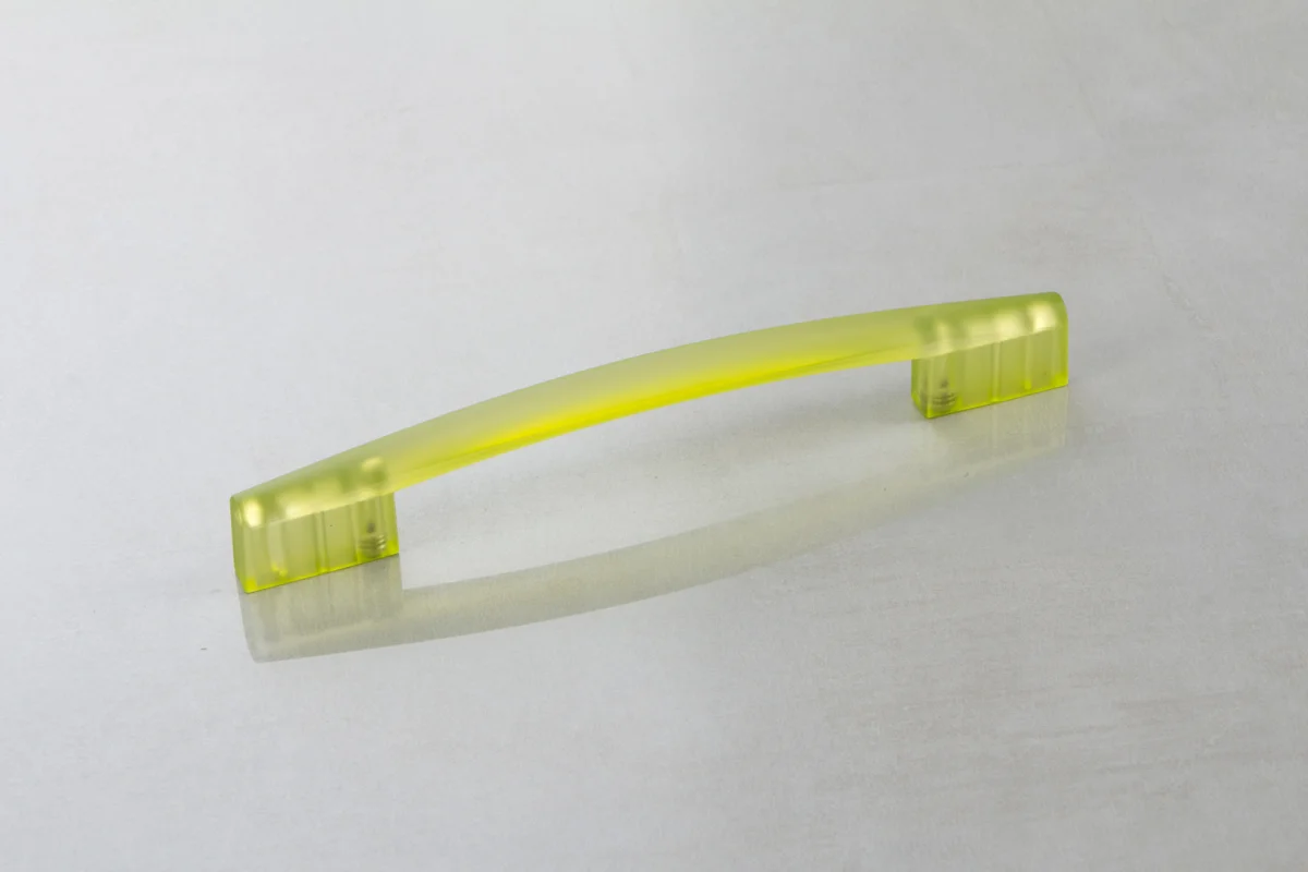 Мебельная ручка Poliplast РП-19/128 Зеленый прозрачный
