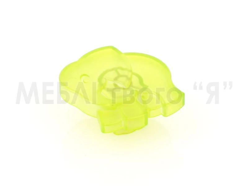 Мебельная ручка Poliplast РП-17 Зеленый прозрачный