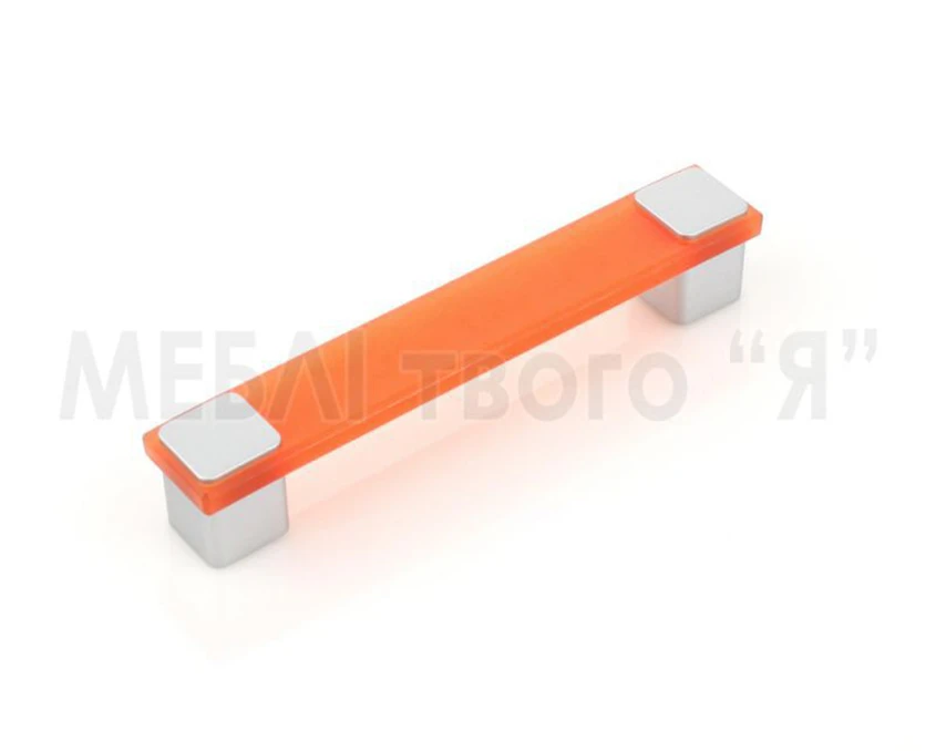 Меблева ручка Poliplast РП-15/128 м'яка Помаранчевий
