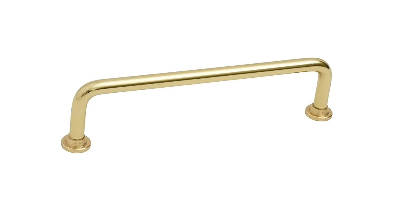 Мебельная ручка металлическая Beslag Design 1353 330641-11 Латунь полированная