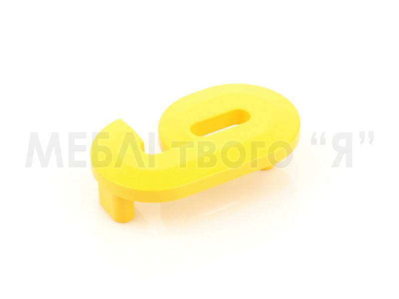 Меблева ручка Poliplast РП-9 Жовтий глянець