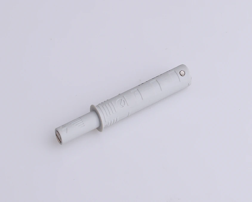 Виштовхувач для фасаду врізний з демпфером Italiana Ferramenta K PUSH TECH 20мм Сірий - 2