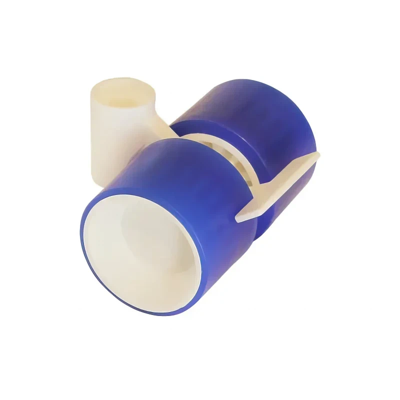 Ролик меблевий OgTM FORMULA 40 NYLON 2,7 D-40мм Білий/Блакитний - 2